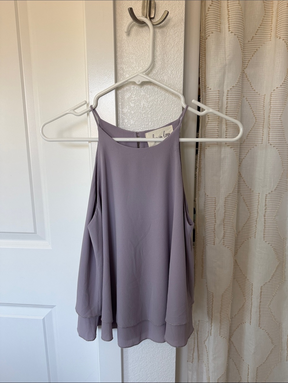 Lilac Halter Neck Camisole